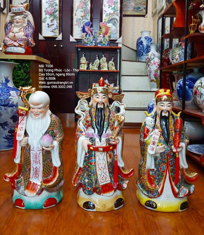 BỘ TƯỢNG PHÚC - LỘC - THỌ